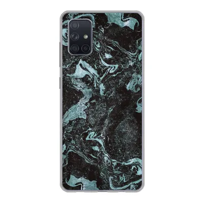Produktbild von MuchoWow® Handyhülle Schutzhülle Hülle für Samsung Galaxy A71 Marmor - Naturstein - Luxus Silikon Softcase Handy Hülle - Kartenbesitzer