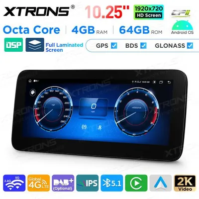 Produktbild von Xtrons QAMS1445M12CLS Android Autoradio Mercedes-Benz CLS-Klasse C218/W218 GPS