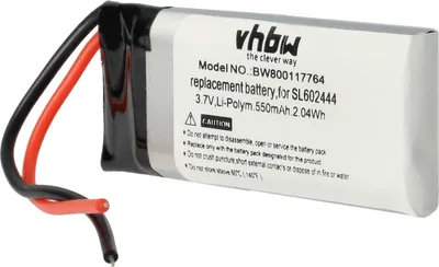 Produktbild von vhbw Akku kompatibel mit Philips Sonicare Airfloss HX8240, HX8230, HX8140 Munddusche (550 mAh, 3,7 V, Li-Polymer)