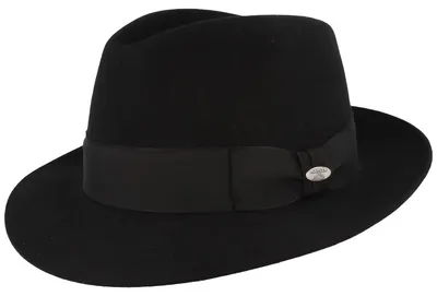 Mayser Filzhut City Fanal in schwarz