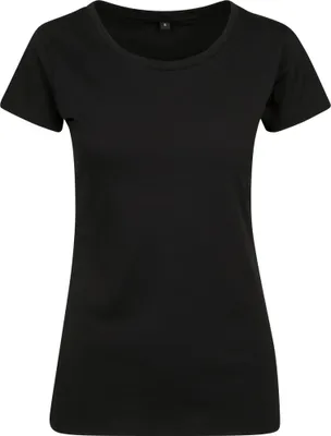 Produktbild von Build Your Brand Kurzarm-T-Shirt für Frauen Enoil schwarz 3XL