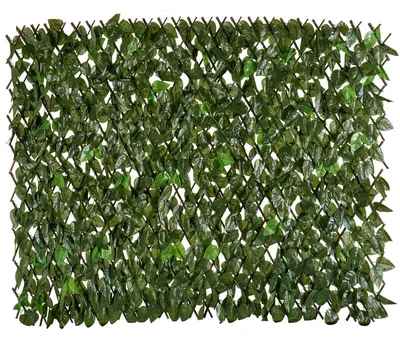 Produktbild von Balkon Sichtschutz künstliche Hecke, zweifarbige Blätter, 1 x 3 m