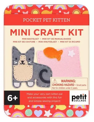 Productafbeelding van Petit Collage Mini Naaipakket Katje