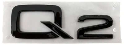 Original Audi Q2 Black Edition Schriftzug Emblem Logo Schwarz in der Farbe Schwarz von Volkswagen AG
