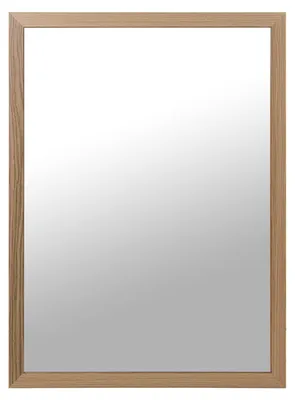 Rechteckiger Wandspiegel, MDF/Naturpapier, 55x1,2x75 cm