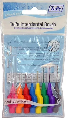 Produktbild von Mezizubní kartáčky TePe Originál - Startovací sada (8 ks) - Mix velikostí 0.4-1.3mm