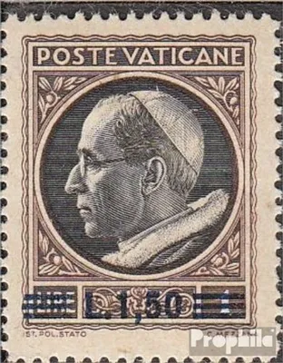 Produktbild von Briefmarken Vatikanstadt 1945 Mi 119 postfrisch Aufdruckausgabe