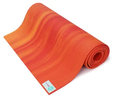Produktbild von yogabox Yogamatte Rainbow - rot/orange 183 x 60 x 0,6 cm