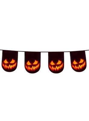 Zdjęcie produktu dla Boland 72300, Baner reklamowy, Poliester, Czarny, Pomarańczowy, Halloween, 200 mm, 6000 mm