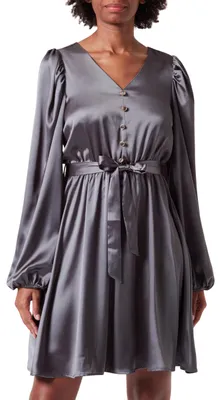 Image de ROBE pour femme LYNNEA, modèle 19220141-LY02, couleur GRIS, taille S