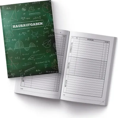 Produktbild von itenga Hausaufgabenheft Formeln Tafel (Motiv 40) DIN A5, 96 Seiten
