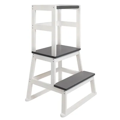 Image de BOMI® Tour d’apprentissage pour bébé et tout-petits – Marchepied enfant en bois – Tabouret enfant pour cuisine et salle de bain – Meuble Montessori
