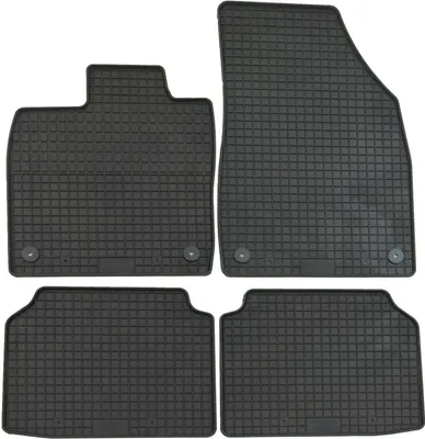 Produktbild von für Skoda Enyaq ab 03/2021 PETEX Gummimatten 4-teilig schwarz Allwettermatten Gummifußmatten