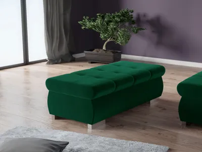 Obrázek produktu pro Taburet ABEL 2 - tmavý zelený 1