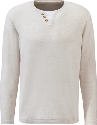 Produktbild von H.I.S. Strickpullover beige meliert Größe XL