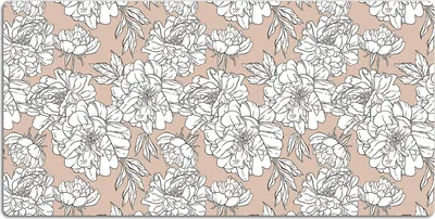 Produktbild von Schreibtischmatte Tischunterlage 90x45 cm Mauspad - Künstlerische Blumen