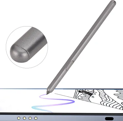 Image de Stylet pour Galaxy Tab S6, Stylet pour tablette avec 5 pointes de rechange pour Galaxy Tab S6 10,5 pouces SM-T860, SM-T865 (Gris)