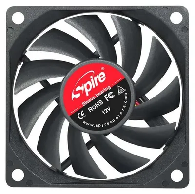 Zdjęcie produktu dla Spire Fan blower 70, Wentylator, 7 cm, 2700 RPM, Czarny