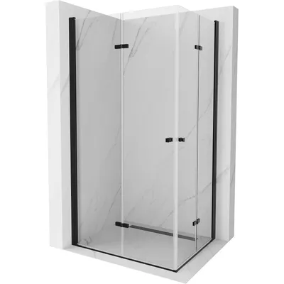 Obrázok produktu pre Mexen Lima Duo sprchová kabína, skladacie dvere 80 x 70 cm, transparentnéné, čierna - 856-080-070-70-00-02