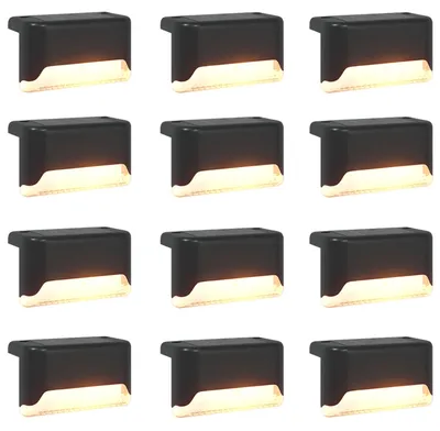 Produktbild von vidaXL Außen Solarlichter mit Erdnagel 12 Stk. Warmes Weiß 4,5 cm
