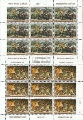 Produktbild von Briefmarken Jugoslawien 1973 Mi 1495-1496 Kleinbögen (kompl.Ausg.) postfrisch Aufstände