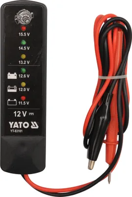 Obrázek produktu pro Yato YT-83101, 12V autobaterie, Olověná (VRLA), Černá