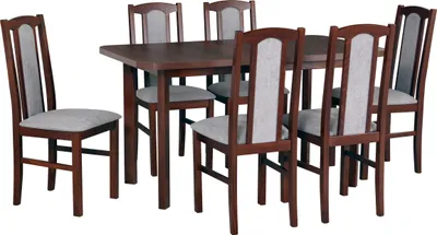 Produktbild von Esszimmer-Set 6x "Bos 7" Stühle + "Wenus 2 P" Tisch