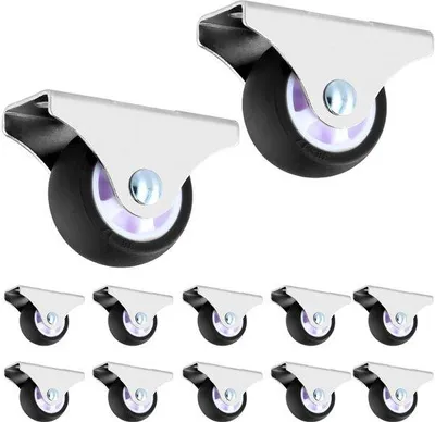 Obrázok produktu pre Sada 12 koliesok 38 mm z TPE pre nábytok do 45 kg
