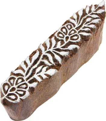 Produktbild von Stempel aus Holz - Bordüre - Muster 01 - 8 cm - Holzstempel