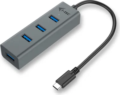 Immagine prodotto di Hub USB i-Tec C31HUBMETAL403 USB x 4 Grigio