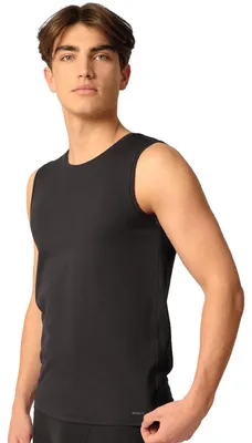 Imagen del producto de Camiseta sin mangas para hombre, antibacteriana, talla M, de algodón, para uso diario