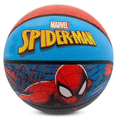 Obrázok produktu pre Oficiálne licencovaný basketbalový loptu Marvel Spider-Man, veľkosť 5 – s protišmykovou povrchovou úpravou