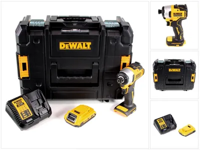 Produktbild von DeWalt DCF 809 D1T Akku Schlagschrauber 18 V Brushless Li-Ion in T-STAK Box + 1 x 2,0 Ah Akku + Ladegerät