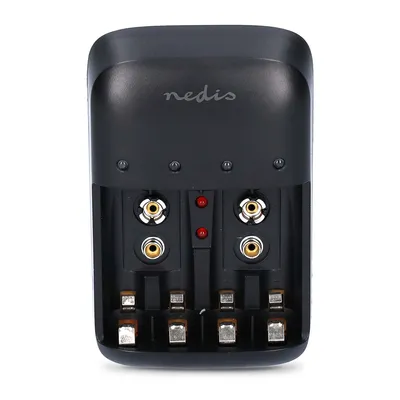 Obrázok produktu pre Nedis BACH07, Nikel-kadmium (nicd), Nikel-Metal Hydrid (nimh), 9V, AA, AAA
