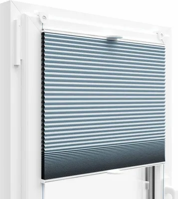 Image de STORES PLISSÉS THERMO ALVÉOLAIRES STORES PLISSÉS À 100% DE FERMETURE
(Bleu PM09, 90x120 cm)