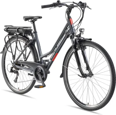 Produktbild von Telefunken Trekking E-Bike | Elektrofahrrad 28 Zoll | 21-Gang Kettenschaltung | Heckmotor 250W | 536,5Wh Akku | Pedelec