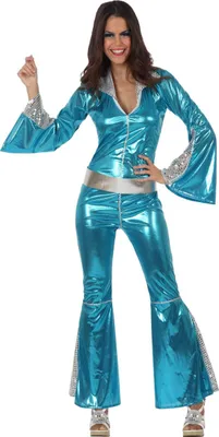 Produktbild von Atosa Diskokostüm Blau XL Blau XL