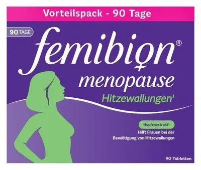 Produktbild von Femibion Menopause Hitzewallungen Tabletten 90 St