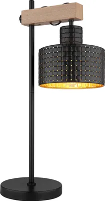 Produktbild von Globo Lighting Tischleuchte Metall schwarz matt, 1x E27