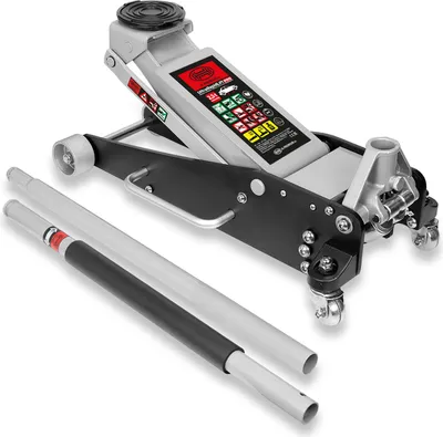 Produktbild von HEYNER® Rangierwagenheber 2,5 t – Schnellhub, Alu‑Stahl, 100–460 mm, Gummiauflage, leicht & robust