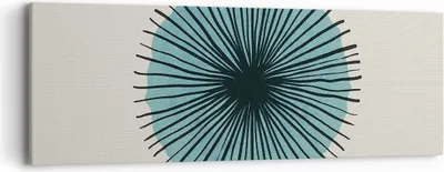 Produktbild von Bild auf Leinwand - Leinwandbild - Einteilig - Auge Abstraktion Modern - 90x30cm - Wand Bild - Wanddeko - Wandbilder - Leinwanddruck - Bilder - Wanddekoration - Leinwand bilder - AB90x30-4224