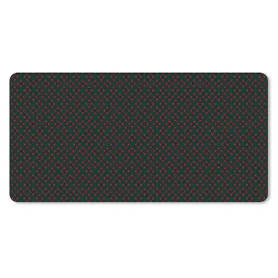 Produktbild von MuchoWow® Mauspad Mousepad Muster - Rot - Dekoration 60x30 cm - Mousepads - Maus Mat - Pad - Mausunterlage - Nachhaltig