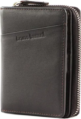 Produktbild von bruno banani Geldbörse Wallet Zip With Flap Brown dunkelbraun