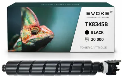 Obrázok produktu pre Kompatibilná tonerkartuša Evoke pre tlačiarne Kyocera TK8345 B EKY500, čierna, výtlačnosť 20 000 strán, kompatibilná s modelmi TASKalfa 2552ci a 2553ci