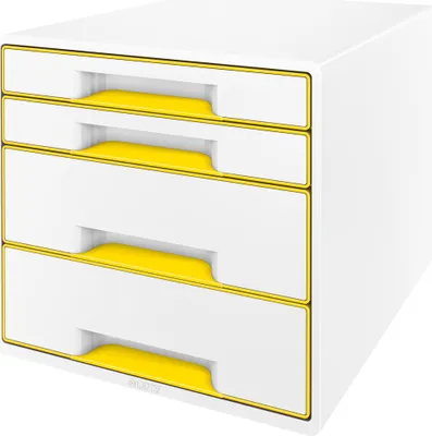 Produktbild von Leitz WOW CUBE, 4 Schublade(n), Kunststoff, 287 mm, 270 mm, 363 mm, 3,46 kg