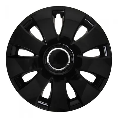 Produktbild von Hubcaps Aura 15 Zoll Schwarzer Set von 4