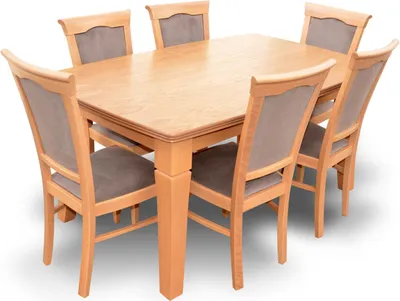 Produktbild von Luxus Designer Esszimmer Set Garnitur Stuhl Tisch Gruppe 7tlg. Möbel Gruppen Neu