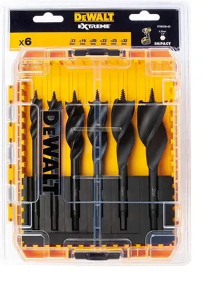 Holzbohrerset DEWALT EXTREME 3-Schneiden 6-teilig 13-32mm