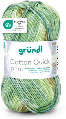 Produktbild von Gründl Baumwolle quick print,50g/125m,100% Baumwolle,Farbverlauf 250