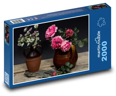 Obrázek produktu pro Puzzle 2000 Květiny ve váze - martinpuzzle
